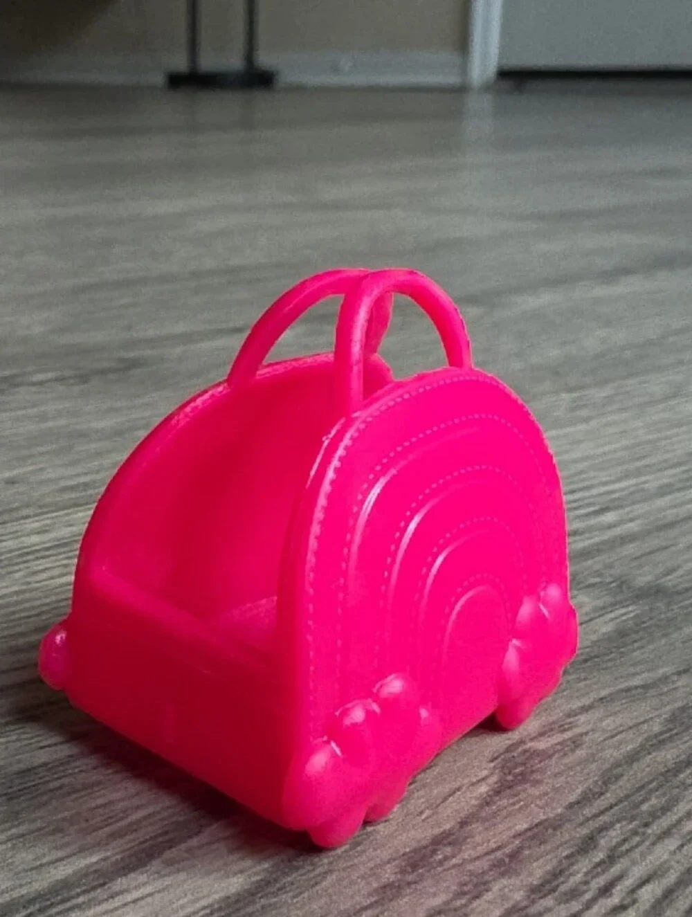 Just Play Barbie Deluxe Pet Dreamhouse Replacement Pet Carrier / Rainbow, Used